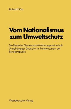 Vom Nationalismus zum Umweltschutz (eBook, PDF) - Stöss, Richard