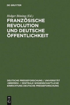 Cover Französische Revolution und deutsche Öffentlichkeit (eBook, PDF)