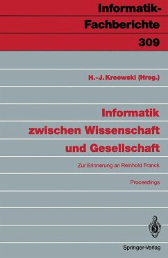 Informatik zwischen Wissenschaft und Gesellschaft (eBook, PDF)