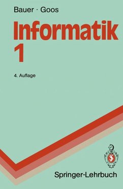 Informatik 1 (eBook, PDF) - Bauer, Friedrich L.; Goos, Gerhard