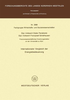 Internationaler Vergleich der Energiebesteuerung (eBook, PDF) - Perdelwitz, Dieter