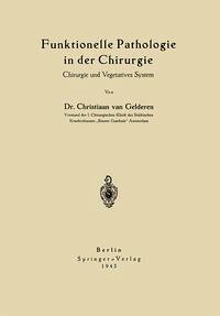 Cover Funktionelle Pathologie in der Chirurgie (eBook, PDF)