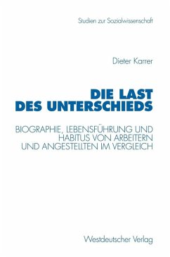 Die Last des Unterschieds (eBook, PDF) - Karrer, Dieter