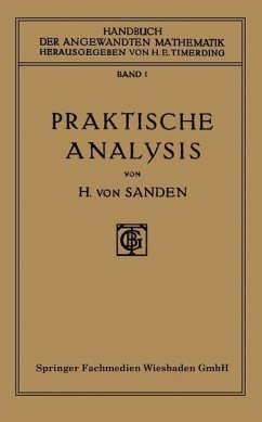 Praktische Analysis (eBook, PDF) - Sanden, Horst Von