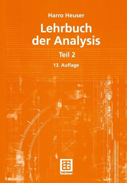 Lehrbuch der Analysis (eBook, PDF)