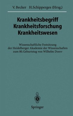 Krankheitsbegriff Krankheitsforschung Krankheitswesen (eBook, PDF)