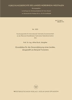 Cover Grundsätze für die Generalplanung eines Landes, dargestellt am Beispiel Tunesiens (eBook, PDF)