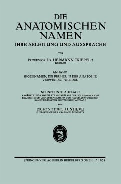Cover Die Anatomischen Namen (eBook, PDF)