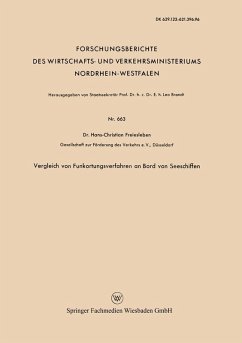 Vergleich von Funkortungsverfahren an Bord von Seeschiffen (eBook, PDF) - Freiesleben, Hans Christian