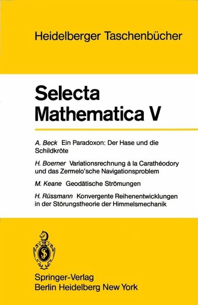 Selecta Mathematica V (eBook, PDF) Selecta Mathematica V (eBook, PDF)