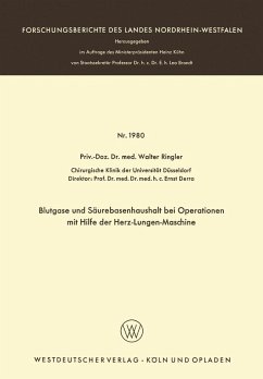 Cover Blutgase und Säurebasenhaushalt bei Operationen mit der Herz-Lungen-Maschine (eBook, PDF)