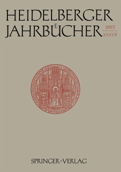 Heidelberger Jahrbücher (eBook, PDF)