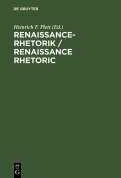 Cover Renaissance-Rhetorik / Renaissance Rhetoric (eBook, PDF)