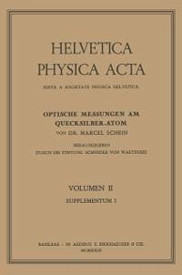 Optische Messungen am Quecksilber-Atom (eBook, PDF) - Schein