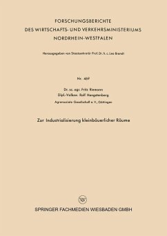 Zur Industrialisierung kleinbäuerlicher Räume (eBook, PDF) - Riemann, Fritz