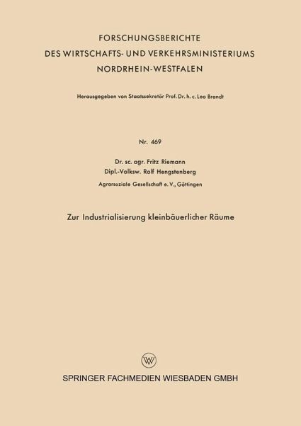 Zur Industrialisierung kleinbäuerlicher Räume (eBook, PDF)