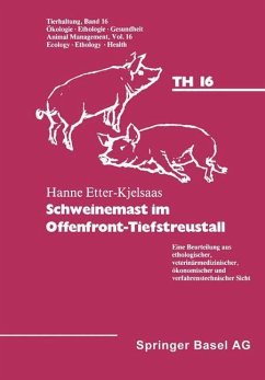 Cover Schweinemast im Offenfront-Tiefstreustall (eBook, PDF)