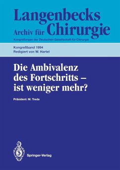 Cover Die Ambivalenz des Fortschritts - ist weniger mehr? (eBook, PDF)