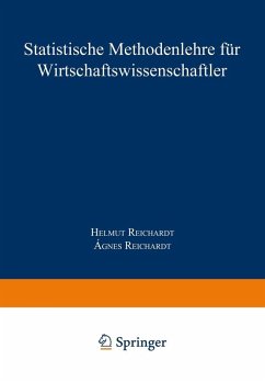 Statistische Methodenlehre für Wirtschaftswissenschaftler (eBook, PDF) - Reichardt, Helmut; Reichardt, Agnes