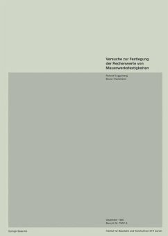 Versuche zur Festlegung der Rechenwerte von Mauerwerksfestigkeiten (eBook, PDF) - Guggisberg; Thürlimann