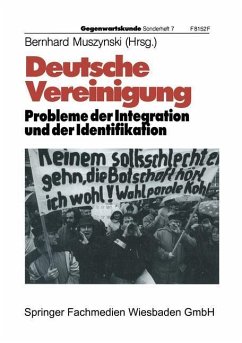 Cover Deutsche Vereinigung Probleme der Integration und der Identifikation (eBook, PDF)