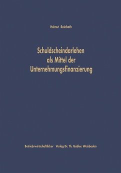Schuldscheindarlehen als Mittel der Unternehmungsfinanzierung (eBook, PDF) - Reinboth, Helmut