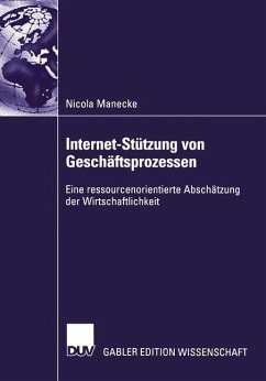 Internet-Stützung von Geschäftsprozessen (eBook, PDF) - Manecke, Nicola