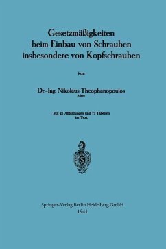 Cover Gesetzmäßigkeiten beim Einbau von Schrauben insbesondere von Kopfschrauben (eBook, PDF)