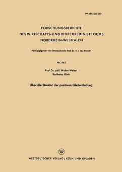 Über die Struktur der positiven Gleitentladung (eBook, PDF) - Weizel, Walter