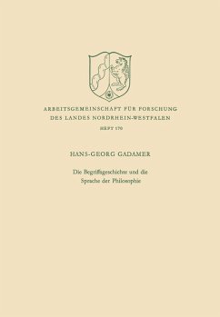 Die Begriffsgeschichte und die Sprache der Philosophie (eBook, PDF) - Gadamer, Hans-Georg