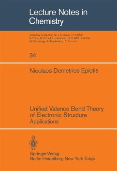 Unified Valence Bond Theory of Electronic Structure (eBook, PDF) - Epiotis, N. D.