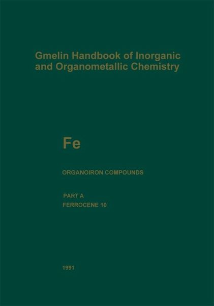 Fe Organoiron Compounds (eBook, PDF)