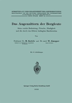 Das Augenzittern der Bergleute (eBook, PDF) - Bartels, Martin; Knepper, Walter