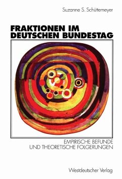 Fraktionen im Deutschen Bundestag 1949 - 1997 (eBook, PDF) - Schuettemeyer, Suzanne S.