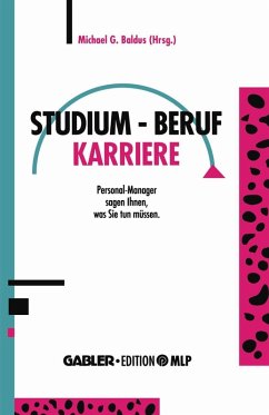 Cover Studium - Beruf - Karriere (eBook, PDF)