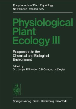 Physiological Plant Ecology III (eBook, PDF) - Lange, O. L.; Nobel, P. S.; Osmond, C. B.; Ziegler, H.