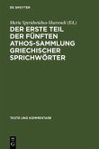 Der erste Teil der fünften Athos-Sammlung griechischer Sprichwörter (eBook, PDF)
