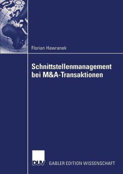 Schnittstellenmanagement bei M&A-Transaktionen (eBook, PDF) - Hawranek, Florian