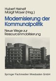Modernisierung der Kommunalpolitik (eBook, PDF)