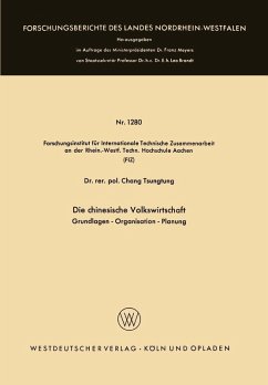 Die chinesische Volkswirtschaft (eBook, PDF) - Chang, Tsung-Tung