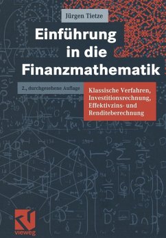 Einführung in die Finanzmathematik (eBook, PDF) - Tietze, Jürgen