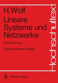 Lineare Systeme und Netzwerke (eBook, PDF) - Wolf, Hellmuth