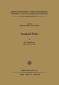 Leonhard Euler (eBook, PDF) - Fueter, R.