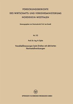 Cover Verschleißmessungen beim Drehen mit aktivierten Hartmetallwerkzeugen (eBook, PDF)