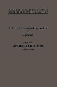 Elementar-Mathematik (eBook, PDF) - Weickert, A.