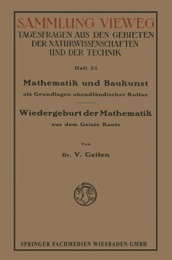 Cover Mathematik und Baukunst als Grundlagen abendländischer Kultur (eBook, PDF)
