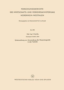 Cover Untersuchung zur Anwendung der Dauermagnete in der Technik (eBook, PDF)
