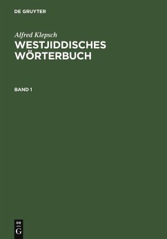 Westjiddisches Wörterbuch (eBook, PDF) - Klepsch, Alfred