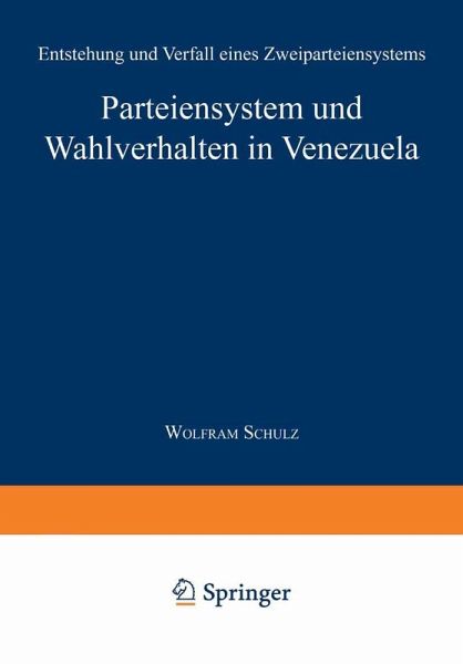 Parteiensystem und Wahlverhalten in Venezuela (eBook, PDF)