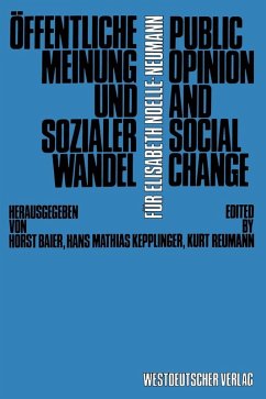 Öffentliche Meinung und sozialer Wandel / Public Opinion and Social Change (eBook, PDF) - Baier, Horst